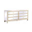 Commode double 6 tiroirs Rotella Mirrored-1061343095