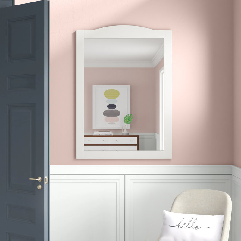 Miroir de commode Alayna, Gris