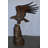 Eagle Landing On A Rock Bronze Statue - Size: 51"L X 36"W X 58"H.