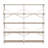 Farragut Faux Wood & Metal 5-Tier Bookshelf-27115504