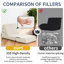 Single Chair Bed, 195 cm Full-Length Fold-Out Sofa Bed, Compressed Foam with Mattress & Toss Pillow-157856299