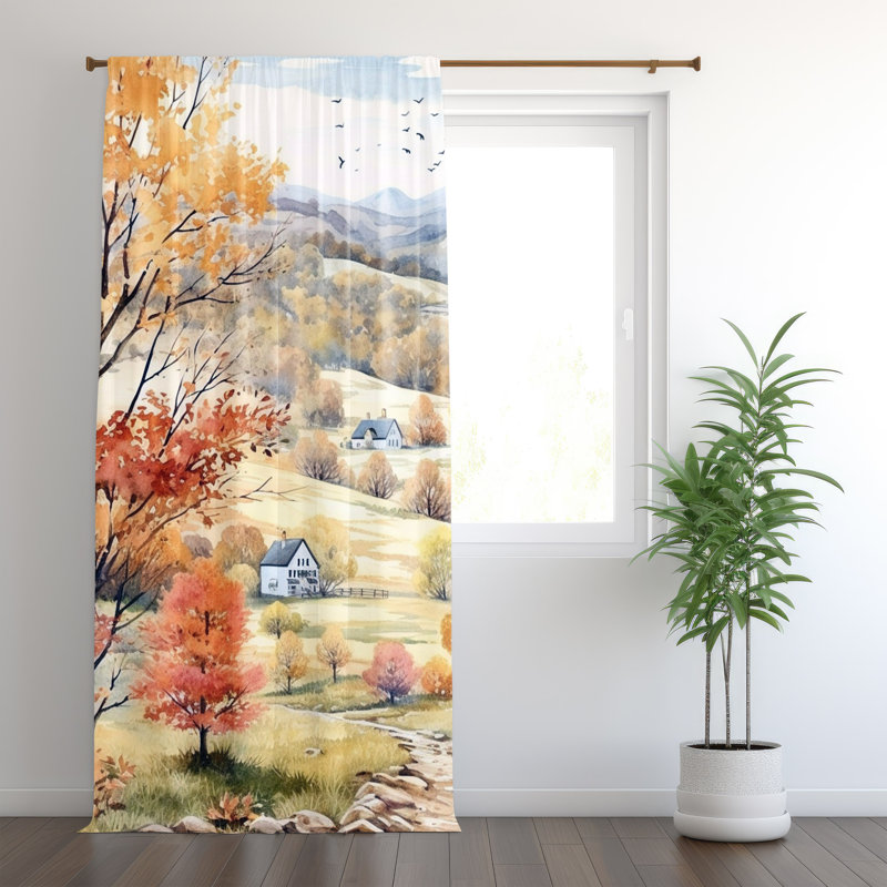 Paire de rideaux obscurcissant en polyester Brigido, L 40 po x L 82 po