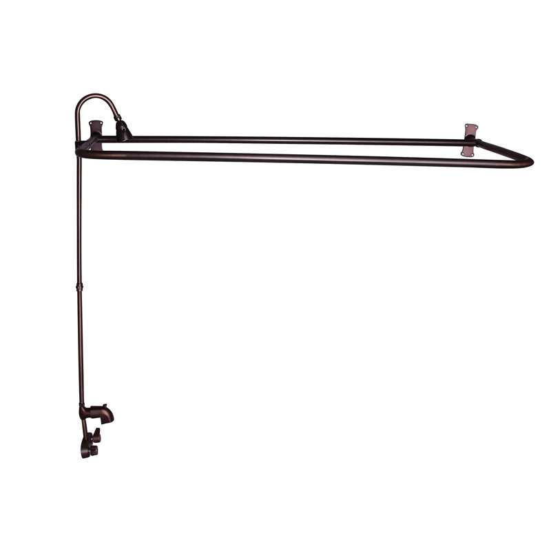 67'' x 30'' Freestanding Soaking Cast Iron Bathtub, Oil Rubbed Bronzed