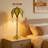 Victorian Style Table Lamp With Beaded Shade, Adjustable 3-Color Temperature Lighting, Ornate Gold Metal Base And Decorative Tassel Fringe For Bedroom Or Living Room