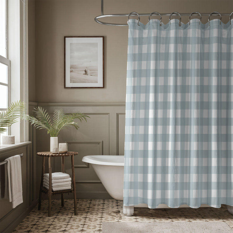 Rideau de douche Soft Plaid - Premium, H 74 po x l 35 po