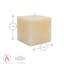 Vanilla Scented Pillar Candle
