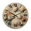 Horloge murale en bois massif Wasola-1273591521