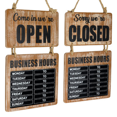 Open/Closed Sign