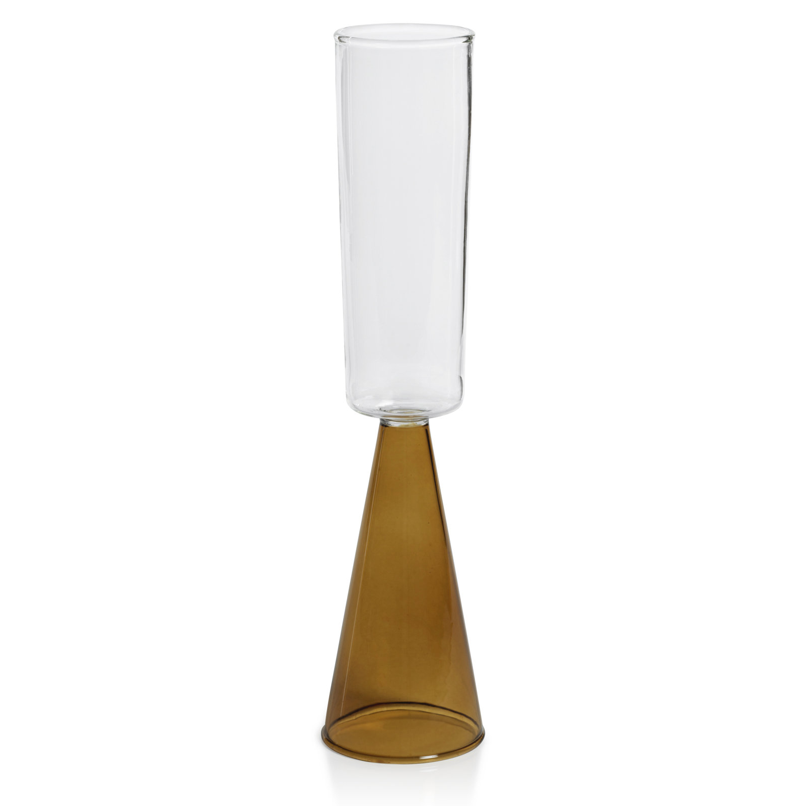 Monticello Champagne Flute, Amber