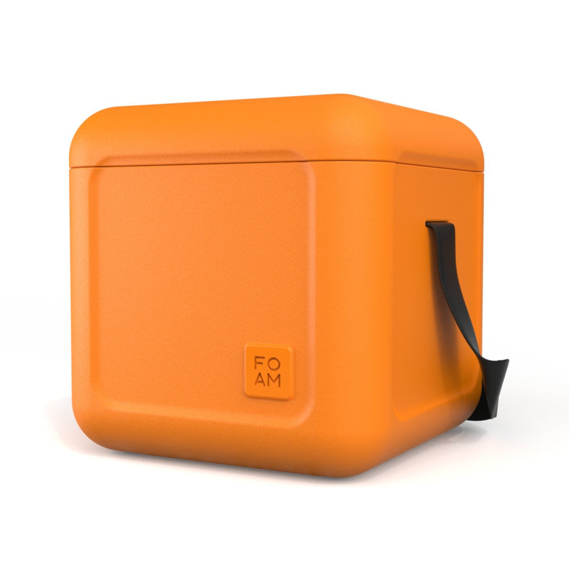 Citrus Orange EVA Foam Hybrid Soft-Hard Cooler