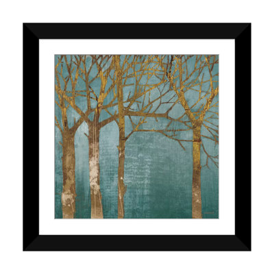 « golden day turquoise », impression sur toile