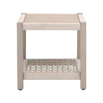 Wrap Square Outdoor End Table