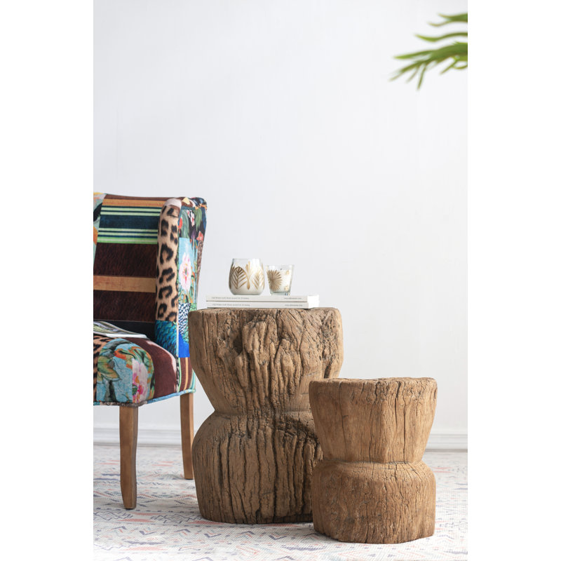 Menomonie Solid Wood Accent Stool