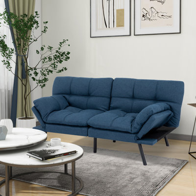 Unia Twin 71'' Convertible Futon Sofa