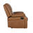 Arland Contemprary Faux Leather Pillow Back Recliner-1803024052