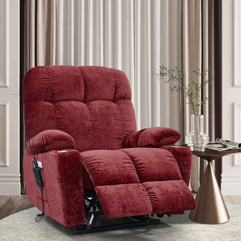 Marilynne Massage Chair, Red Fabric