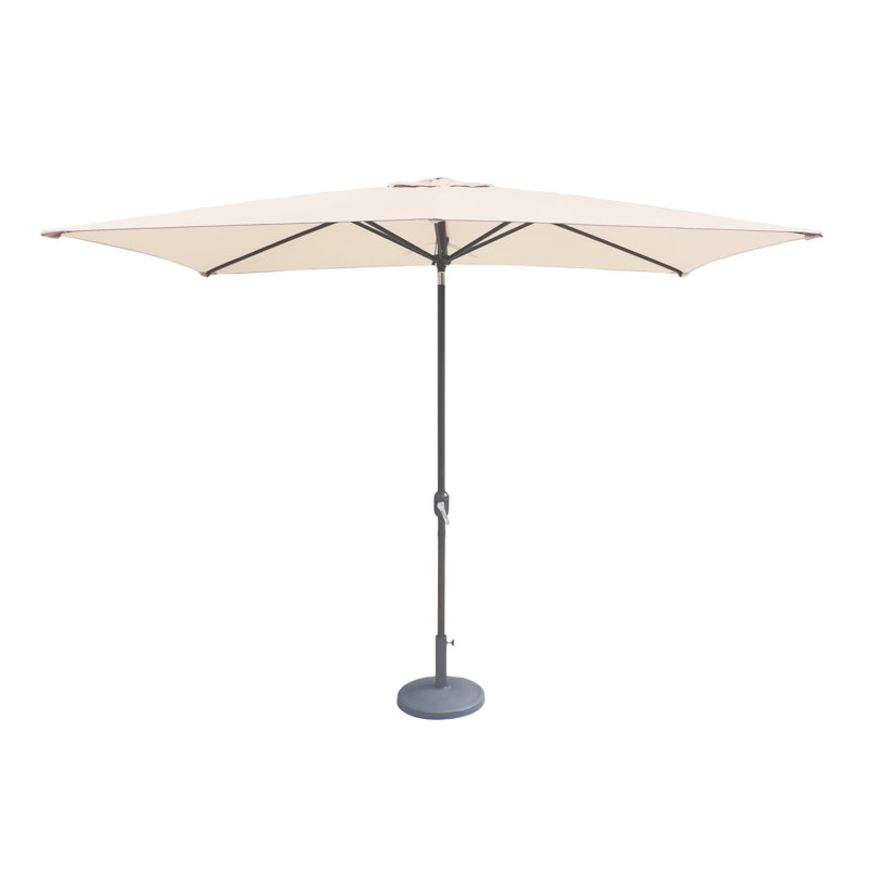 2.4mx3m Crank and Tilt Rectangular Parasol Grey Powder Coated Pole (38mm Pole, 8 Ribs) This parasol is made using Polyester Fabric which has a Weather-Proof Coating & UPF Sun Protection Level 50