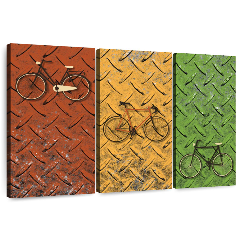 Mehar Bicycle Set, 32" H x 50" W