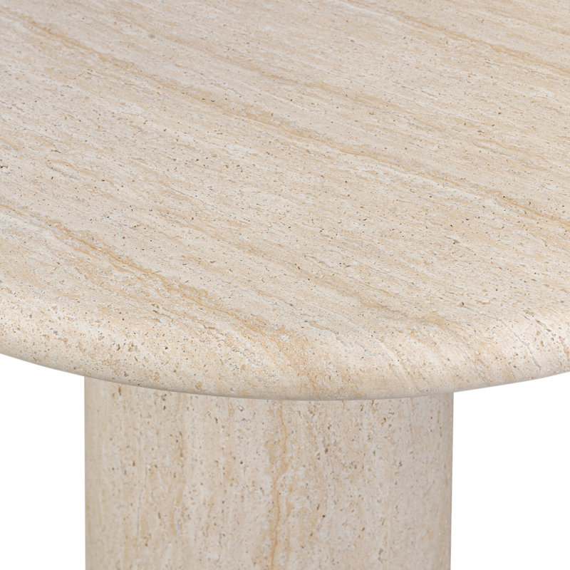 Poole Outdoor Dining Table 78"-Textured Sand Concrete