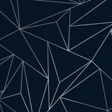 Geometric Metallic Wallpaper Double Roll