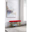 Banc de rangement en velours Rosheda-983446031