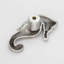 2 3/8" Seahorse Left Facing Small Knob-39948816-107083302-126755983