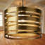 14" W Artemis Gold-Tone Metal Pendant - Mercer41