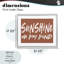 «Sunshine State of Mind», reproduction encadrée sous verre brun-1651746039-1651746043