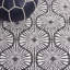 Tapis noir / ivoire à motif géométrique tissé à plat à la main Oak Hill-20657743
