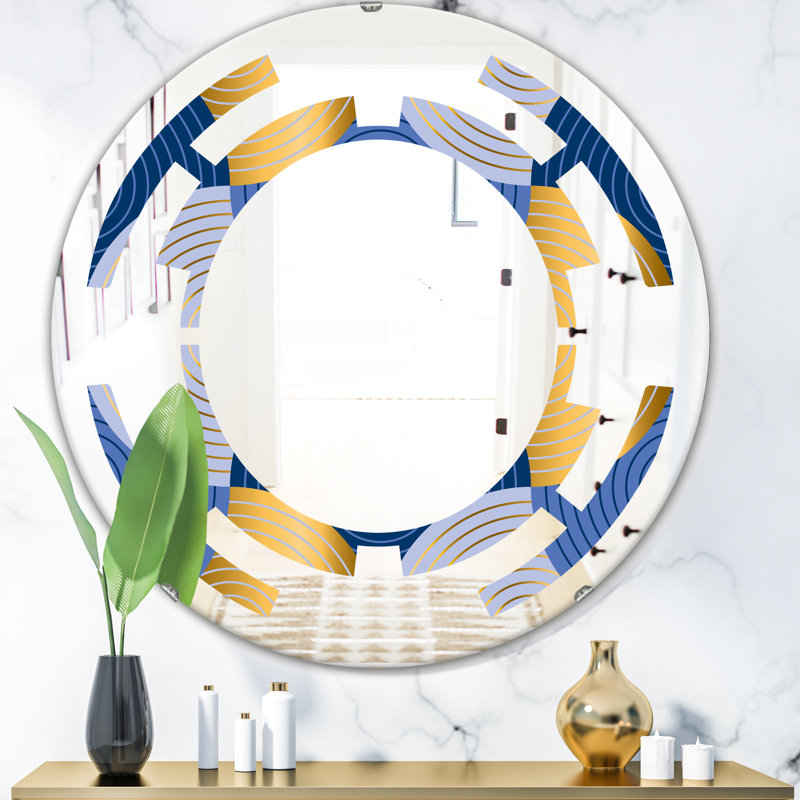 Miroir mural Space, H 24 po x l 24 po, Space Luxury Waves X