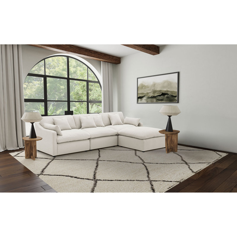 4-piece Modular Sectional Sofa