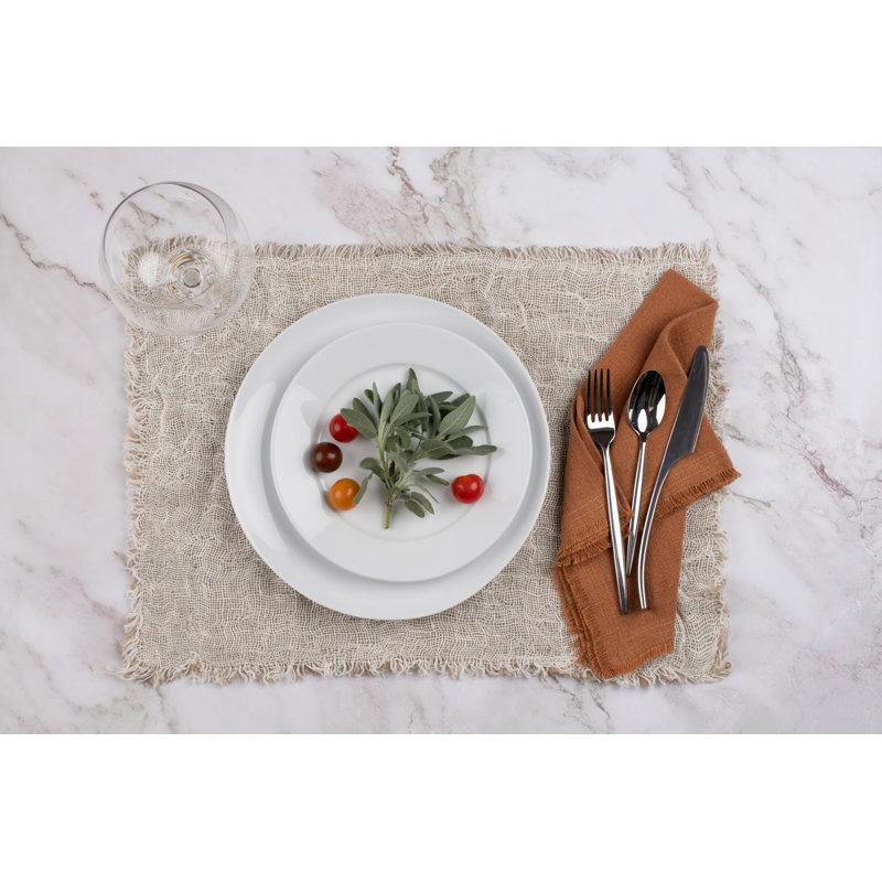 ENSEMBLE DE serviettes de table en lin RAPHY (ensemble de 4), SIENNE BRULÉE