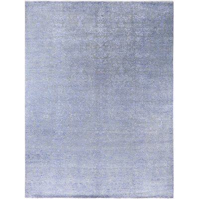 Overdyed One-of-a-Kind 9' 1" X 12' 0" Hand Knotted Area Rug