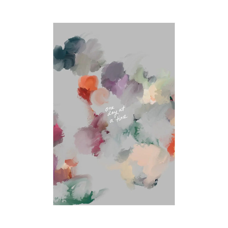 One Day At A Time by Morgan Harper Nichols - Wrapped Canvas Painting, 66.04 cm H x 45.72 cm W x 3.175 cm D