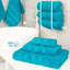 Ensemble de serviettes de bain turque 100% coton 3 pièces, collection super douce et absorbante Darcelle-118223087