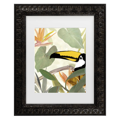 Bolog Annie Warren Parrot In The Leaves I Matted Framed Art