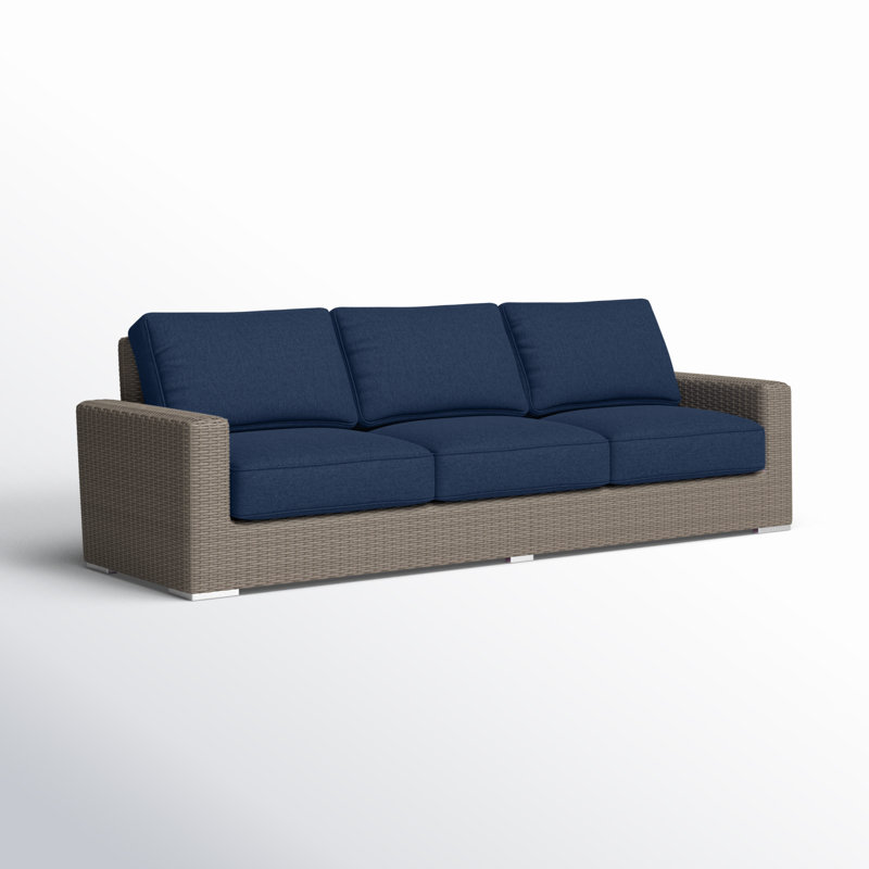 Coronado Outdoor 3 - Seat Patio Sofa, Echo Midnight Sunbrella®