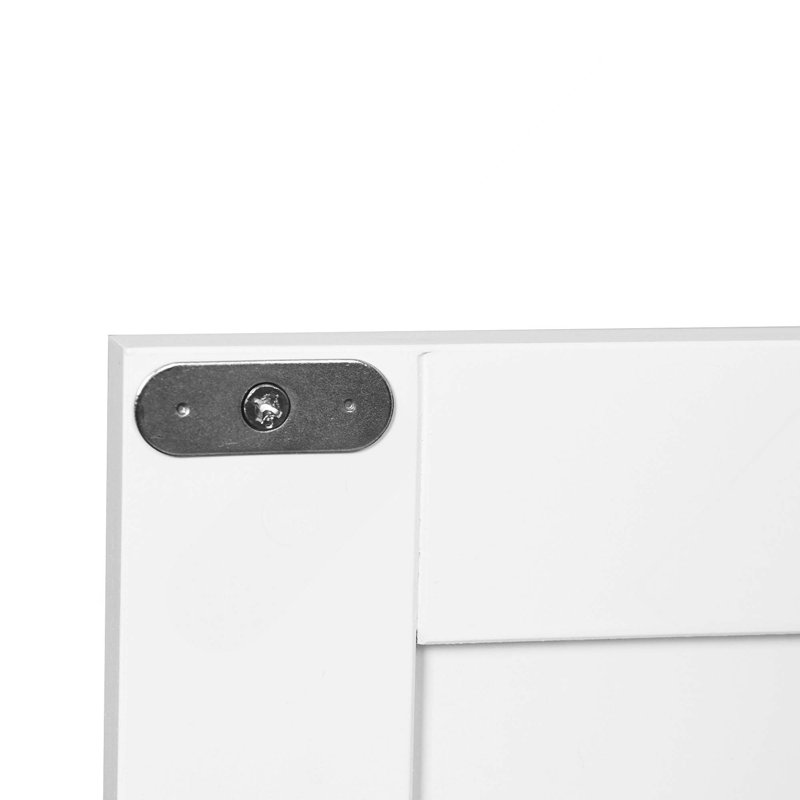 Armoire de rangement pour salle de bain avec porte double et tablette réglable
