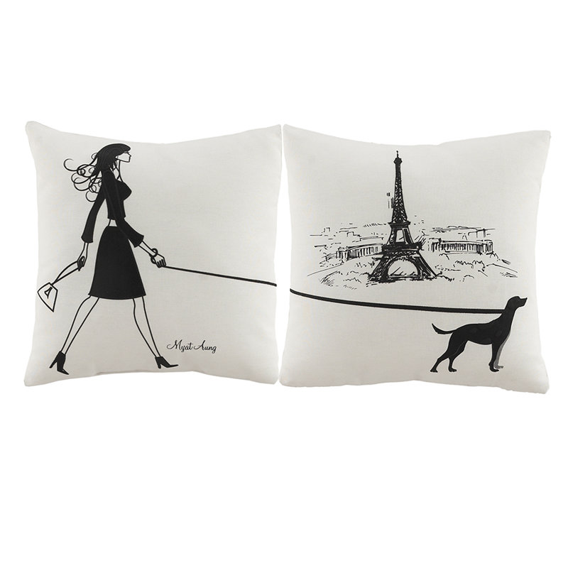 Murals Throw Pillow Set