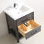 Ensemble de meuble-lavabo simple 25 po Radegunda-606737058