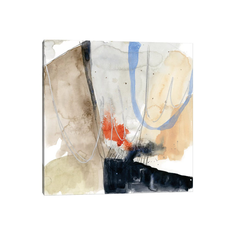 « Abstract coordonnées V » par Jennifer Goldberger, reproduction d’art, Toile tendue, H 12 po x l 12 po x P 0,75 po