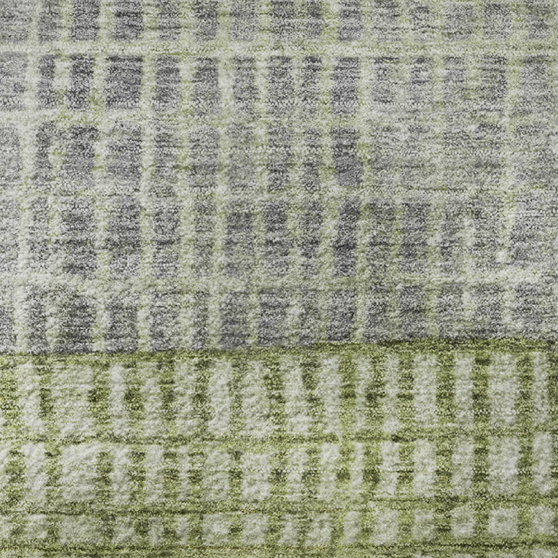 Tapis géométrique de qualité supérieure lavable à la machine Monnier AMF1831, Rectangle 5 pi x 7 pi 6 po