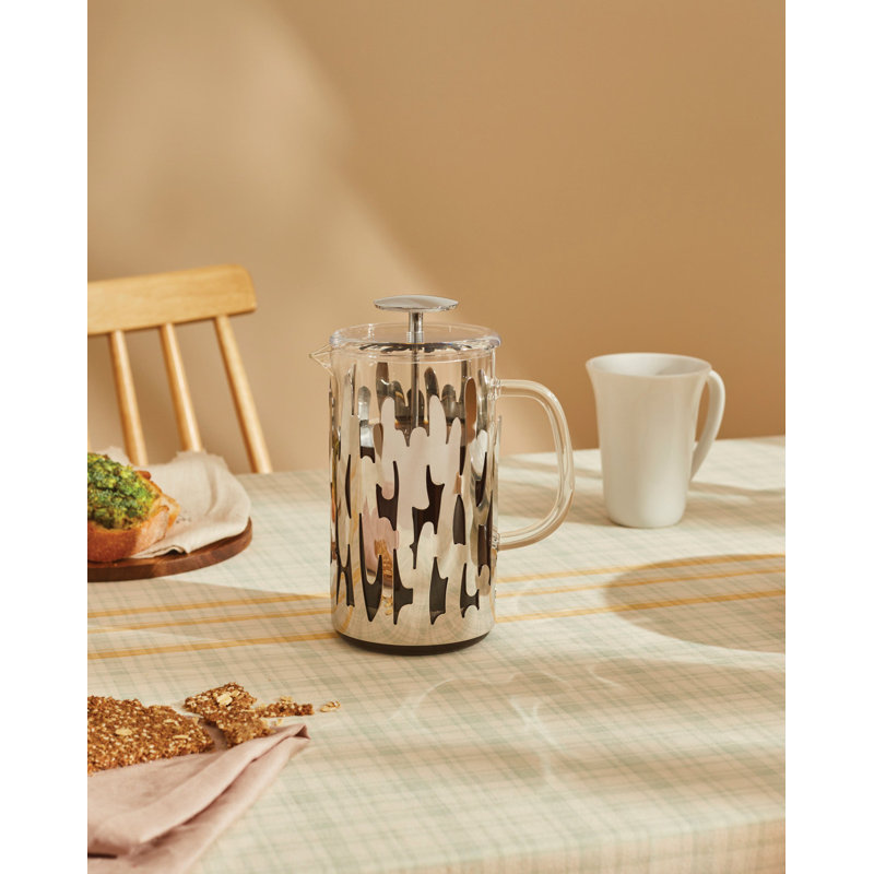 Barkoffee Press Filter Coffee Maker, Stainless Steel