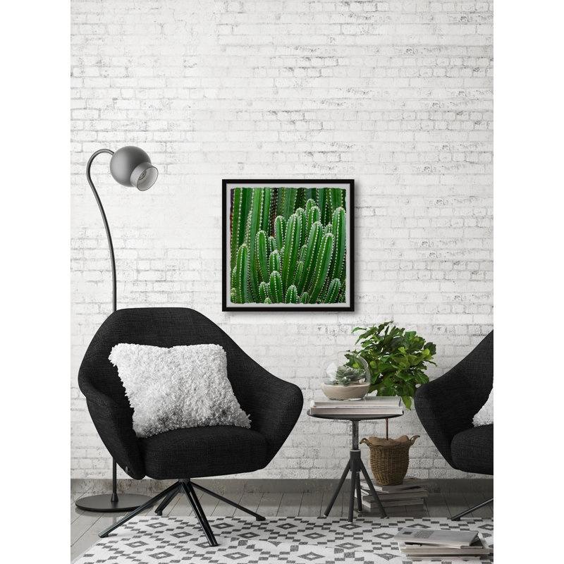 Prickly Field - Single Picture Frame Painting, 51 cm H x 51 cm W