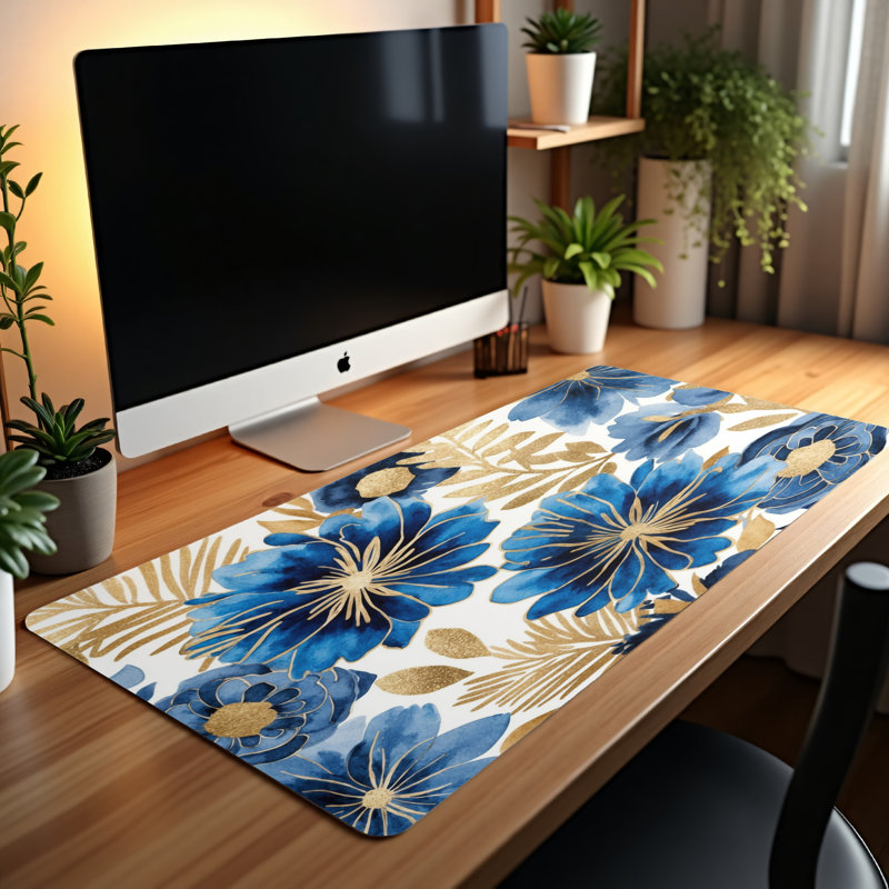 Polyester Desk Pad, 14.4x12.1