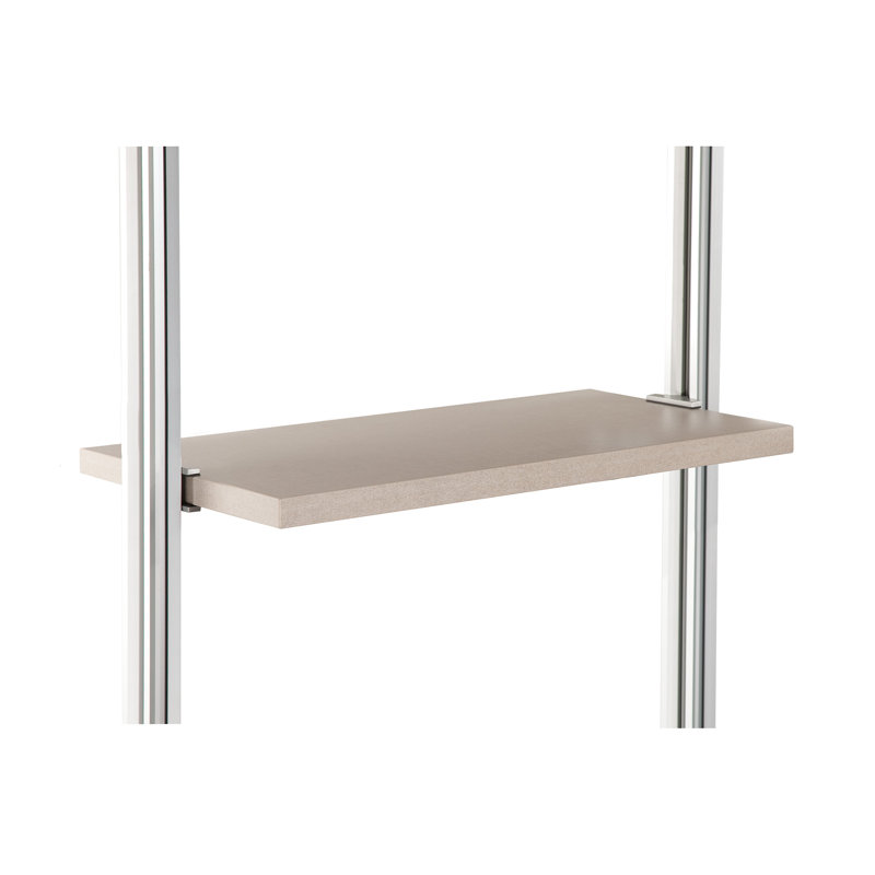 Relax Medium Density Fiberboard (MDF) Shelving, Linen, 55cm W x 33cm D