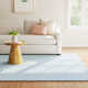 Britley Handmade Tufted Wool Light Blue/Natural Area Rug