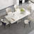 6 - Person Pedestal Dining Set-98456789-113110696