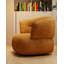 Fauteuil de loisir rétro en tissu chenille minimaliste rétro, adapté au salon