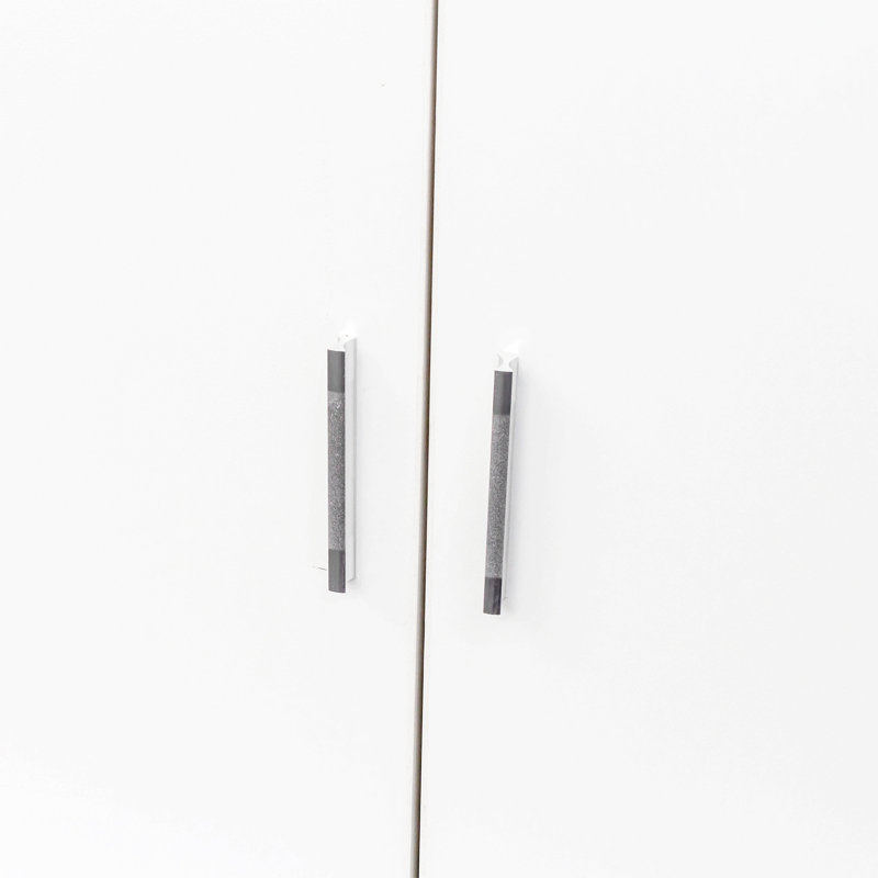 Armoire de rangement verrouillable, Blanc